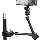 11 Inch Articulating Friction Magic Arm & Large Adjustable Super Rod Clamp