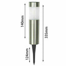 Outdoor Garden Stainless Steel LED Solar Landscape Yard Lamp 2019 Path Ligh A0A8