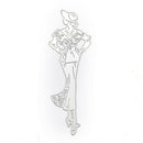 Girl Lady  Metal DIY Cut Dies Stencil Scrapbook Album Paper Card Emboss Cr BX