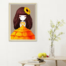 Diamond Painting Kits Cartoon Girl Full Round Drill Picture Handicrafts Art