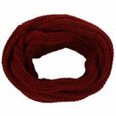 Men Women Woolen Knit Winter Warm Cowl Neck Infinity Circle Scarf Shawl Xma