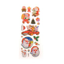4x Christmas Santa Claus Cartoon Stickers Kids Decorative Toys ~ï¼ˆ