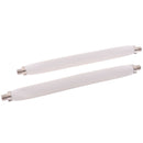 2X Window Flat F Connector Cable Coax Coaxial RG6 RG-6Door TV Satellite ME