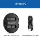 KingMa NB-12L Dual Slot Battery Charger for Canon G1x Markii N100 MINI X