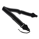 Guitar Strap With 3 pcs Plectrum For electric/Acoustic Guitar Black+gray F5X1