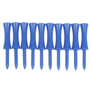 50Pcs/set Plastic Step Down Golf Tees Height Control Blue 2.68 incM&