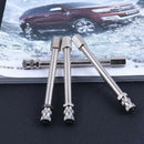 4pcs 100mm Chrome Tyre Valve Extension Twin Wheel Adapter for Truck Bus Van R5J2