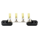 4 Way Stud Bus Bar 100A 48V M6 Stud Terminal Buss Bar with Cover for Marine