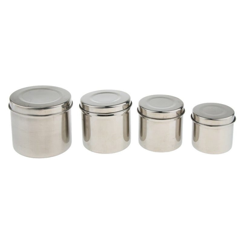 Stainless Steel Tattoo Cotton Disinfection Container Tank Alcohol Box 8cm