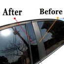 10PCS BLACK PILLAR POSTS SET DOOR TRIM PIANO COVER KIT FOR MAZDA CX-5 2013-2016