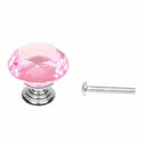 Handles door Crystal knobs cabinet drawer furniture closet Cabinet 30 mm Kn G5H1
