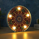 Mandala DIY Special Shape Full Drill Diamond Painting LED Light Night Lamps