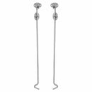 16-Inch Catch Eye Cabin Hook Shed Gate Door Window Lock Latch 2pcs