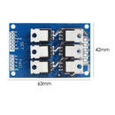 DC 12V-36V 500W Brushless Controller Hall Motor Balanced Car Driver Board A