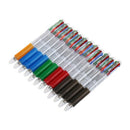12 x Ballpoint Pens 0.7 mm 4 colors Gel Refill for School Office F3J4