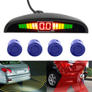 4 Parking Sensors LED Display Car Rear Reverse Backup Radar Monitor System Alarm