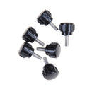 6pcs M4x10 Threaded Knurled Thumbscrew Grip Knobs Screw made in china   FT