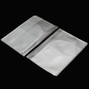 2 x Fashion Transparent Passport Holder Cover Case Travel Wallet Protector  Z4I5