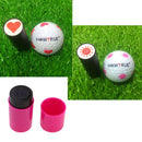 3pcs Long Lasting Golf Ball Stamper Stamp Seal with Heart/Sun Cartoon Shape