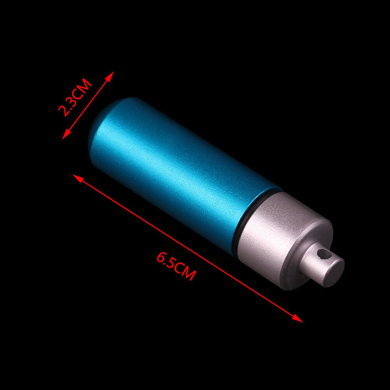 Pill Box Bottle Holder Water Proof Aluminum Container Key chain Medicine Case TO