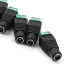 10 x DC Power Female Cable Adaptor Plug Jack Wire Connector for Camera