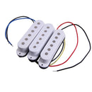 3in1 48 50 52MM White Single Coil Electric Guitar Pickups for Start Fender