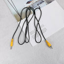3.5mm 1/8" mono male plug to single rca male audio video^cable adapter cord 1 TE