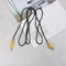 3.5mm 1/8" mono male plug to single rca male audio video^cable adapter cord 1 TE