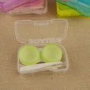 Eye Care Kit Portable Storage Contact Lens Case Box Holder Container Tweezer JR