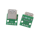 10Pcs USB 2.0 To DIP 4P 2.54MM PCB Board Adapter Converter For Arduino DIY  OZ