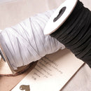 64 Meters/70 Yards 6mm Polyester Elastic Bands for Clothes Garment Sewing A