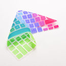 Soft Silicone Rainbow Keyboard Cover Skin for laptop Macbook Air 13"15"17" li