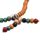 Fashion Lucky Multicolor Wooden Multilayer Beads Women Jewelry Bracelet