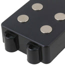 Noiseless Good Balance 4 String Bass Humbucker Double Coil Pickup Black For B2B3