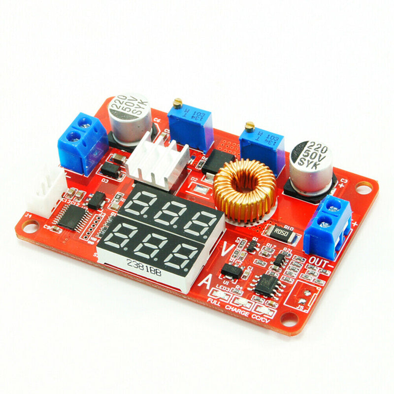 5A DC-DC Step Down Module 5-35V to 1.25-32V Regulator w/ Voltmeter Ammeter A