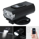 USB Rechargeable 350LM T6 Beam Road Bicycle Bike Front Light Headlight