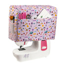 Household Quilted Sewing Machine Dust Cover with Pockets Carrying Storage Bag