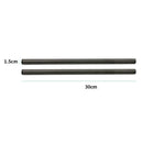 2Pcs 15mm Carbon Fiber Rod 12-inch / 30cm Long For 15mm Rod Rail Support System