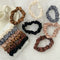 6X Elastic Hair Bands Silk Satin Scrunchie Hair Ties Ponytail Holder Ropes NEW.