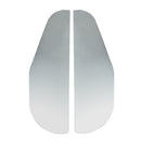 1 Pair Aluminum Alloy Car Rearview Side Mirror Rain Shade Sun Visor Eyebrow