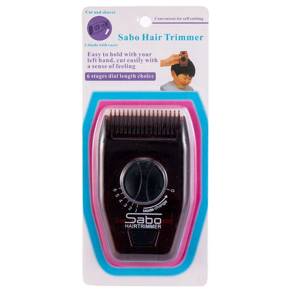 Double Sides Hair Cutting Thinning Hair Razor Comb Trimmer with Blades DIY Tool/