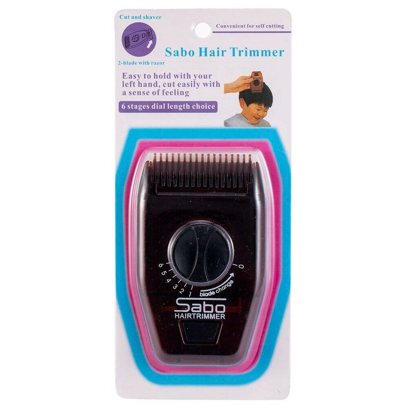 Double Sides Hair Cutting Thinning Hair Razor Comb Trimmer with Blades DIY Tool/