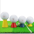 Durable Golf Rubber Tees Winter Foggy Day Tee Set Golf Training Aids Accessories