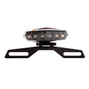 Motorcycle Adjustable Folding License Plate Holder Tail Rear Light Bracket  Gw
