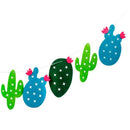 1 set Non-woven Fabric Cactus Garland Banner Flag Bunting Garland Party Fav Y9D6