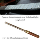 Baroque Diamond Guitar Fret Crowning Dressing File Narrow/Medium/Wide 3 Edg