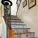 Peel and Stick Tile Backsplash Stair Riser Decals DIY Tile Decals Mexican T I3G1