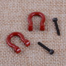 1/10 Metal 4pcs Hooks Hitch Tow Shackles fit for Traxxas TRX-4 RC Crawler Hf