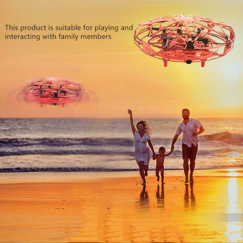 Aircraft Automatic Induction Sensor Flying Saucer Drone with Water Drop Remote