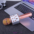 Bluetooth Wireless Microphone Karoke Stereo Mini Player Speaker Home KTV A